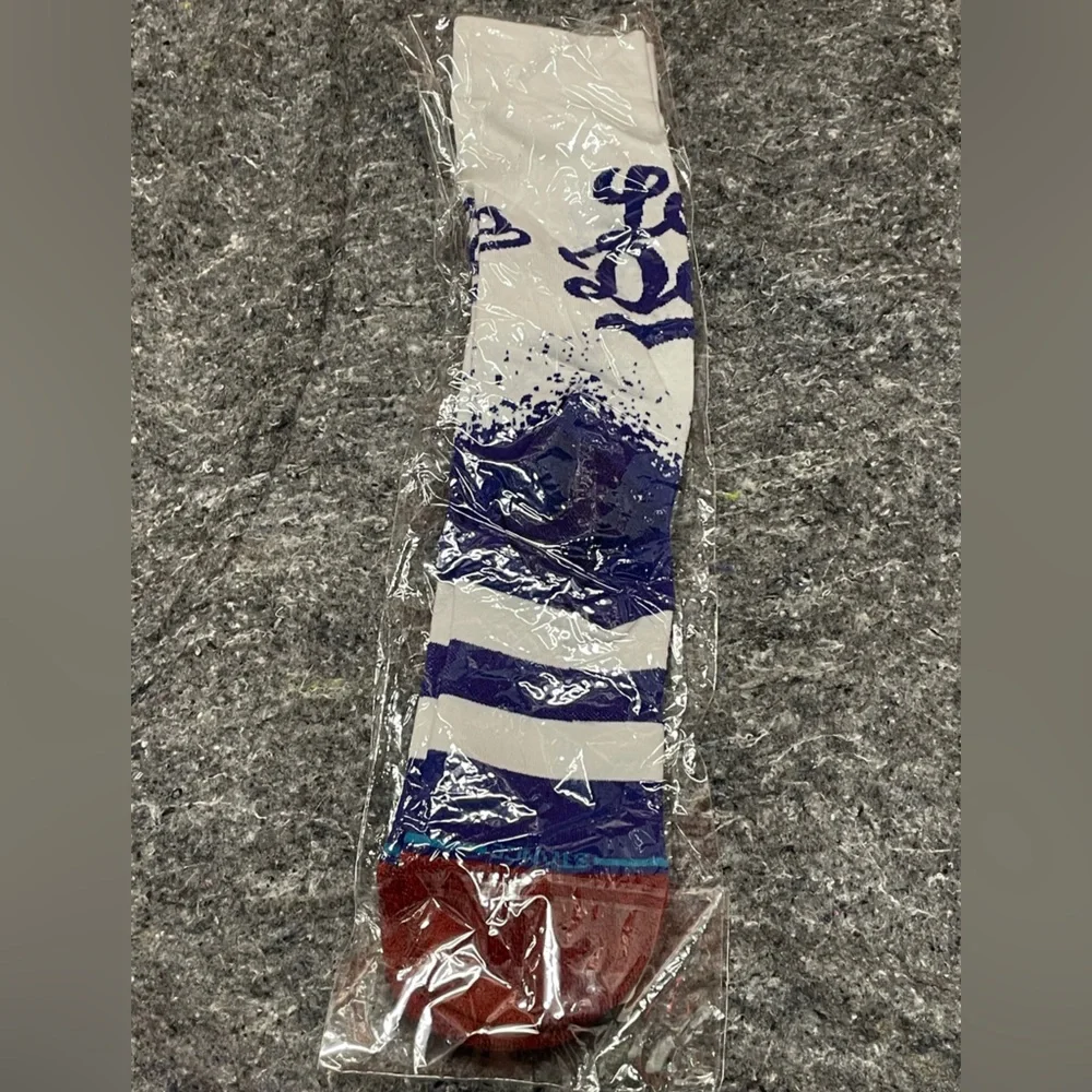 Los Dodgers Stance Socks LA Dodgers Blue and White Striped Socks